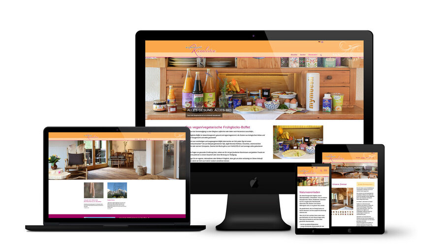 Krennleiten Website Mockup