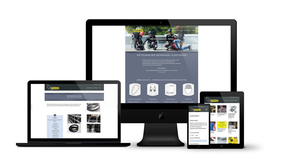 Schuernbrand Website Mockup